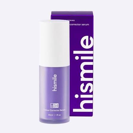Hismile v34 Colour Corrector, Tooth Stain Concealer, Teeth Whitening Booster, Purple Toothpaste, Color Correcting Technology, V34, Tooth Colour Corrector